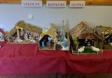 Szkolny rodzinny konkurs szopek